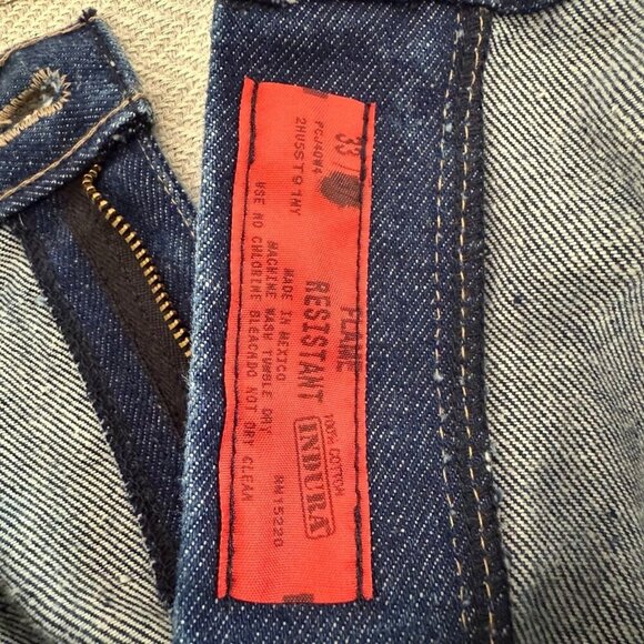 Bulwark Jeans Men 32x29 Blue Flame Resistant Workwear Utility Protective Apparel - Picture 13 of 16